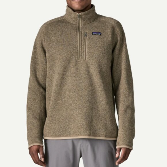 men color seabird grey better sweater zip fleece
